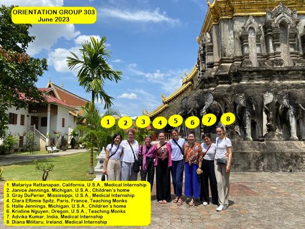 Chiang Mai Volunteer Group 303; June, 2023