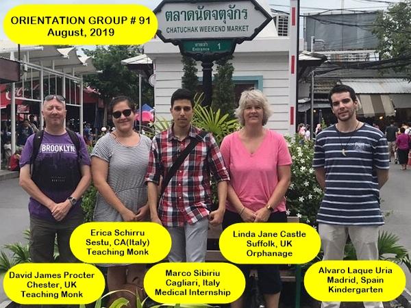 Bangkok Volunteer Group #91!; August, 2019