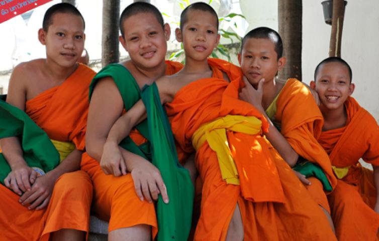 Teaching English to Buddhist Monks