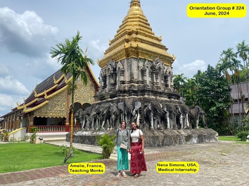 Chiang Mai Volunteer & Intern Groups 324 & 325; June, 2024